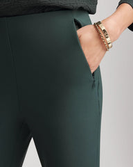 Chico's On Sale Darkest Spruce Lightweight Juliet Straight Ankle Pants