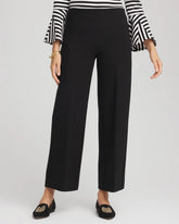 Chico's Online Black Juliet Slim Wide-Leg Cropped Pants