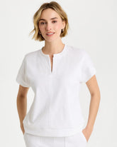 Chico's Discount Alabaster Zenergy® Crosshatch Knit Top