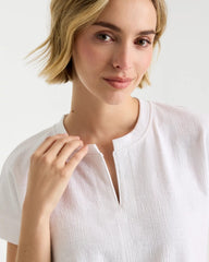 Chico's Discount Alabaster Zenergy® Crosshatch Knit Top