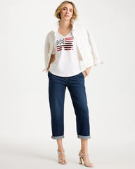 Chico's For Sale Alabaster Americana Tee