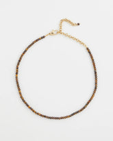 Chico's Online Neutral Genuine Tiger's Eye Stone Necklace