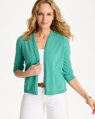 Chico's On Sale Green Clover Summer Romance Cardigan
