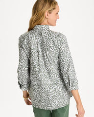 Chico's Online Kelp Forest Printed No Iron Stretch Shirt