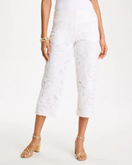 Chico's Sale Alabaster Lace Cropped Pants
