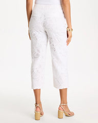 Chico's Sale Alabaster Lace Cropped Pants