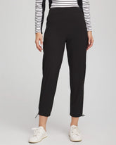 Chico's On Sale Black Zenergy® UPF Rib Mix Cropped Pants