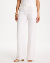 Chico's Sale Alabaster Straight-Leg Linen Pants