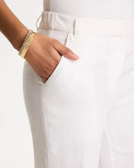 Chico's Sale Alabaster Straight-Leg Linen Pants