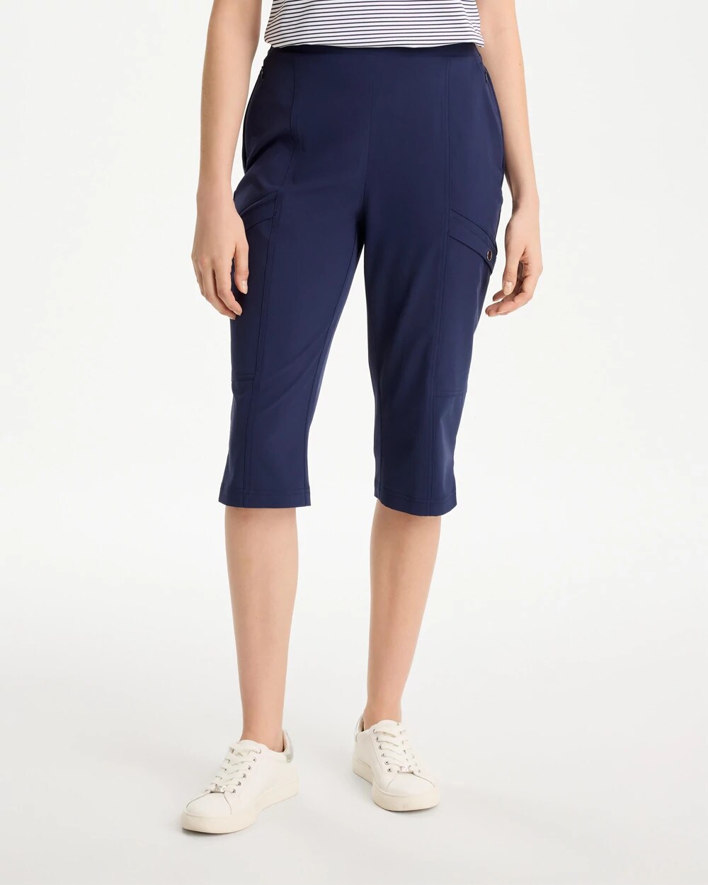 Chico's Outlet Passport Blue Zenergy® UPF Pedal Pusher Pants