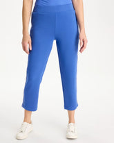 Chico's Outlet Amparo Blue Zenergy® Soft Pique Cropped Pants