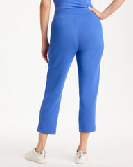 Chico's Outlet Amparo Blue Zenergy® Soft Pique Cropped Pants