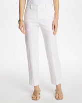 Chico's On Sale Alabaster Emme Fly Front Straight Crop Pants