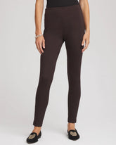 Chico's Online Cocoa Bean Juliet Slim Zip-Ankle Leggings