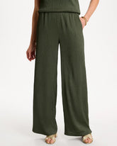 Chico's Sale Kelp Forest Petite Travelers™ Crinkle Textured Pants