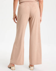 Chico's Sale Mocha Mousse Travelers™ Palm Embossed Knit Pants