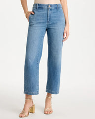 Chico's Discount Monaco Indigo Straight Crop Trouser Jeans