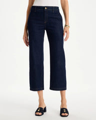 Chico's Online Cedar Rinse Straight Crop Trouser Jeans