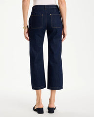 Chico's Online Cedar Rinse Straight Crop Trouser Jeans