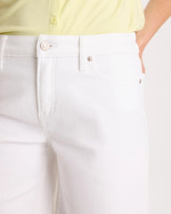 Chico's Sale Alabaster Girlfriend Slim White Jean Shorts