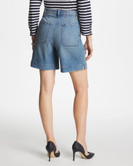 Chico's Online Monaco Indigo Denim Trouser Shorts
