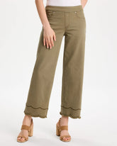 Chico's Online Lichen Scallop Pull-On Wide-Leg Crop Jeans