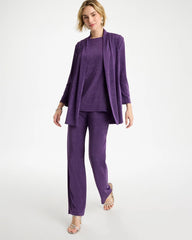 Chico's Outlet Rich Amethyst Travelers™ Pleat Front Jacket