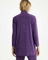 Chico's Outlet Rich Amethyst Travelers™ Pleat Front Jacket