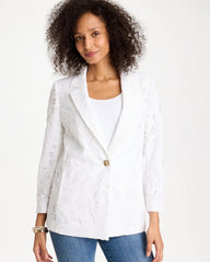 Chico's Outlet Alabaster Classic Lace Blazer