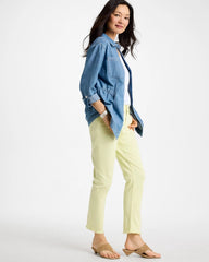 Chico's For Sale Burano Indigo Denim Cinch Waist Jacket