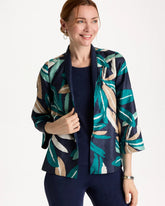 Chico's Outlet Kings Navy Travelers™ Collection Palm Crushed Jacket