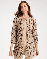 Chico's On Sale New Sonora Sand Travelers™ Collection Embroidered Sequins Jacket