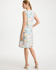 Chico's Online Bondi Blue Jersey Knit Positano Shift Dress