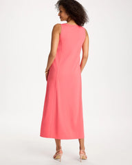 Chico's On Sale Calypso Coral Seamed Knit Dress