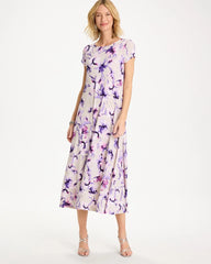 Chico's Sale Rich Amethyst Travelers™ Amethyst Iris Maxi Dress
