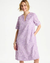 Chico's Discount Orchid Mist 3D Floral Dress