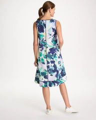 Chico's On Sale Topanga Green Zenergy® UPF Floral Midi Dress