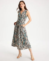 Chico's For Sale Jade Glow Animal Print Jersey Knit Dress