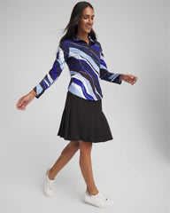 Chico's Online Black Zenergy® UPF Pleated Skort