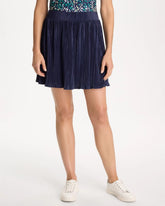 Chico's Outlet Passport Blue Zenergy® Micro Plisse Pull-On Skort