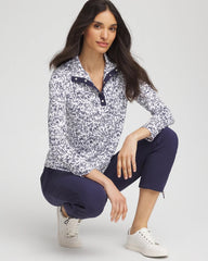 Chico's Online Passport Blue Zenergy® UPF Palma Pullover
