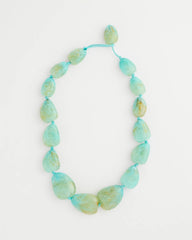Chico's Sale Turquoise Ocean Resin Beaded Necklace
