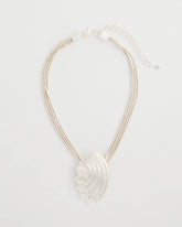 Chico's Discount Silver Silvertone Shell Pendant