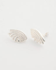Chico's Sale Silver Silvertone Shell Clip-On Earrings