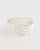 Chico's Outlet Silver Silvertone Cuff Bracelet