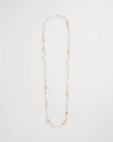Chico's On Sale Neutral Neutral Shell Long Necklace
