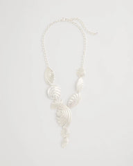 Chico's For Sale Silver Silvertone Shell Charm Y-Necklace