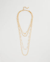 Chico's Online Gold Sea Foam Multi-Strand Convertible Necklace