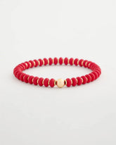 Chico's For Sale Red Red Beaded Stretch Bracelet