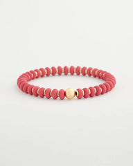 Chico's Discount Coral Coral Inspired Round Stretch Bracelet